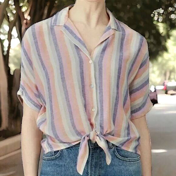 Rails Marley Mandalay Linen Top - Picture 1 of 5